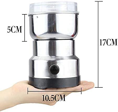 Food Grinder-Portable Coffee Bean Seasonings Spices Mill Powder Machine (Pack of 1, Assorted)