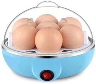 Egg Boiler Electric Automatic Off 7 Egg Poacher For Steaming Cooking Boiling