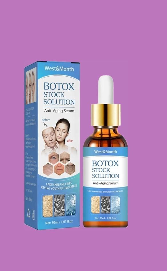 Botox Stock Solution Facial Serum Botox Anti-Wrinkle Serum Pack of 1 of 30ML