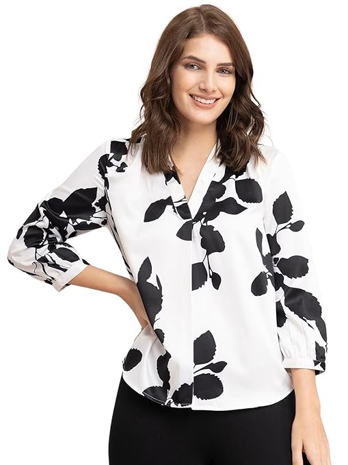 Women's Floral Printed Regular Top