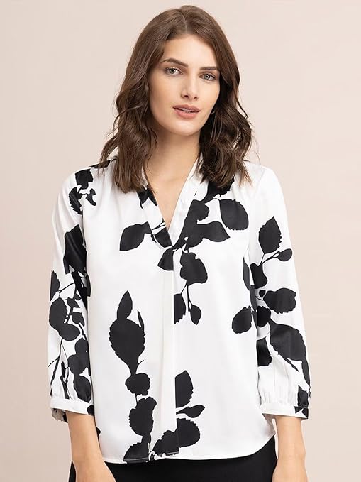 Women's Floral Printed Regular Top