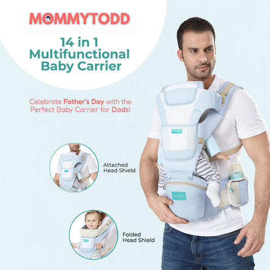 14 in 1 Multifunctional Baby Carrier( Pink )