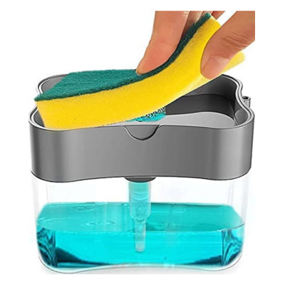 2in1 Soap Dispenser for Kitchen Sink Dish Washing Soap Dispenser