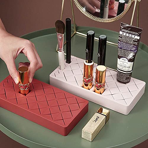 Silicone Lipstick and Eyebrow Pencil Storage | Suitable for Lipstick, Makeup Brush, Mascara, etc