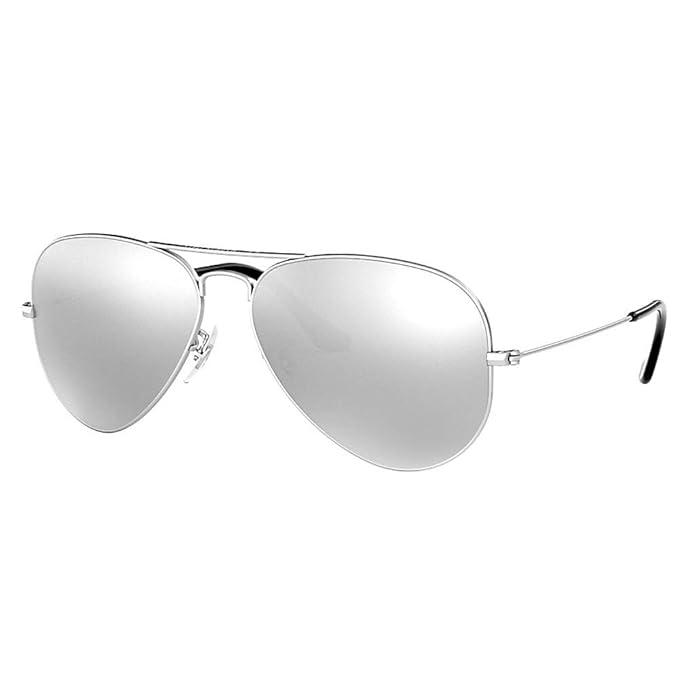 Silver Aviator Sunglasses