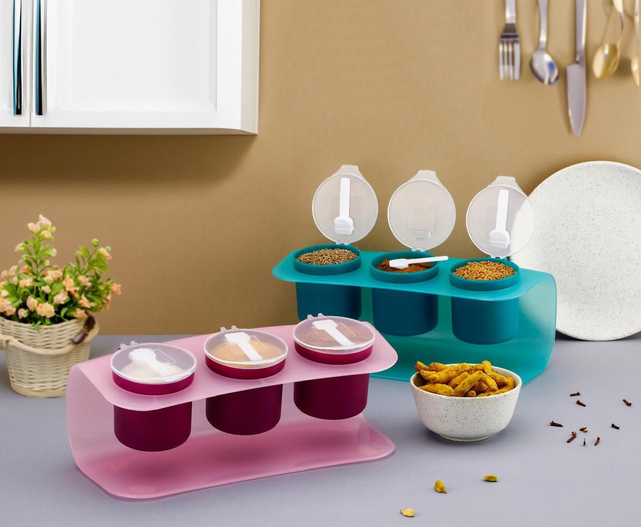 Kitchen Seasoning Jar Set Seasoning Box