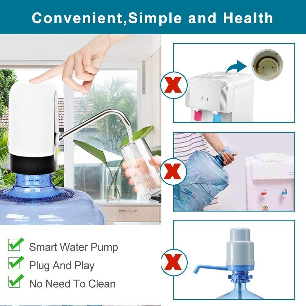 Automatic Stainless-Steel Plastic Drinking Portable Electric Switch Water Dispenser