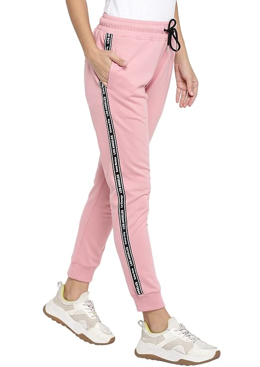 Women's Printed Taped Joggers Track Pant