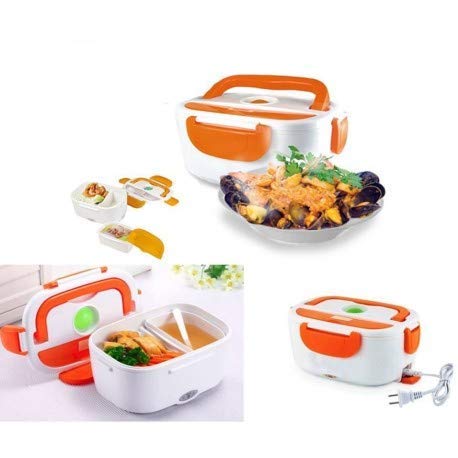 1Place Electric Heated Portable Food Warmer Lunch Box