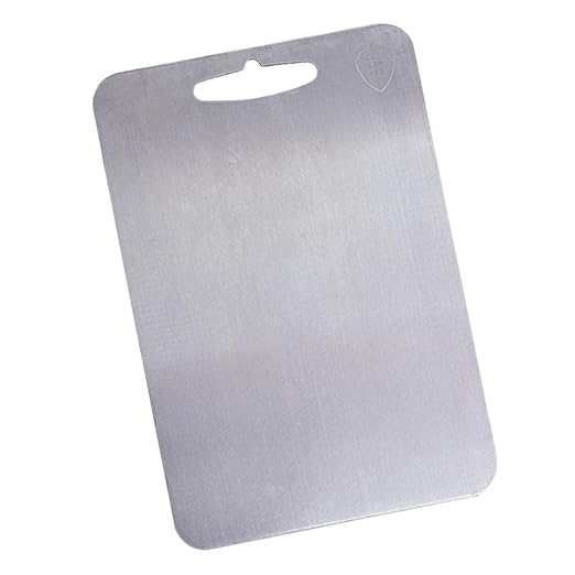 Stainless Steel Cutting Board for Kitchen Heavy Duty Chopping Board (Medium, 11.4