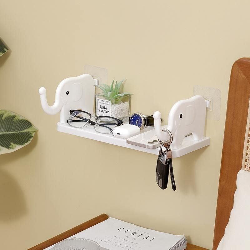 Elephant Shape Self Floating Wall Shelf pack of 2