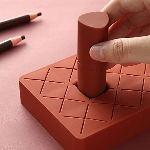 Silicone Lipstick and Eyebrow Pencil Storage | Suitable for Lipstick, Makeup Brush, Mascara, etc